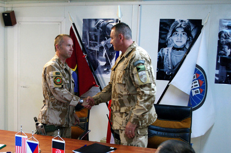 Colonel Genser and Colonel Kopecky
