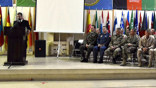 Vojáci 19. úkolového uskupení oslavili Den vzniku samostatného československého státu s koaličními kolegy