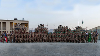 11. strážní rota si na základně Bagrám v Afghánistánu připomněla sté výročí založení Československa