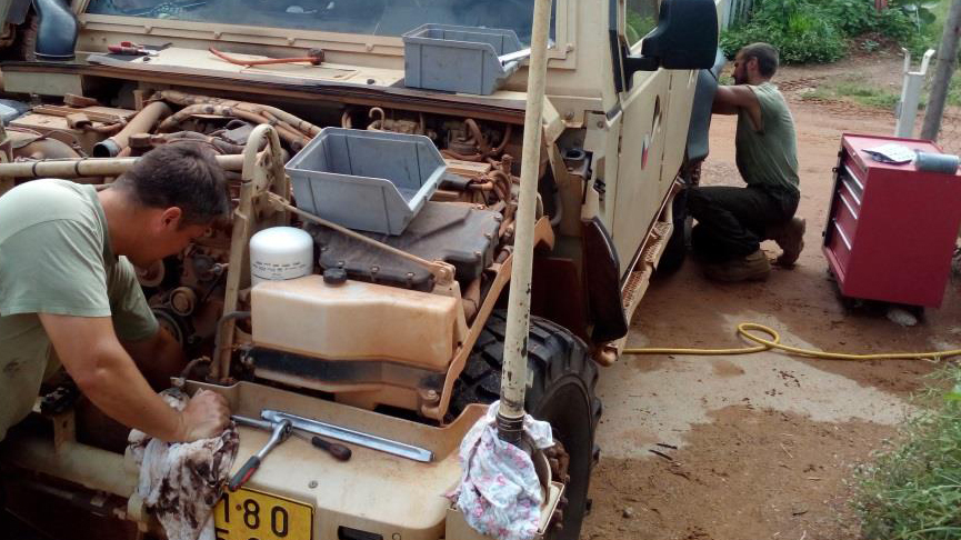 Bez mechaniků se naši vojáci na africké misi neobejdou