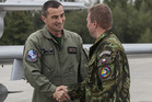Badges of exercises Ramstein Rover 2013 and Ample Strike 2014