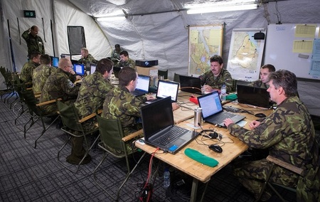 Czech CBRN Brigade HQ take part in ARRCADE FUSION 2014