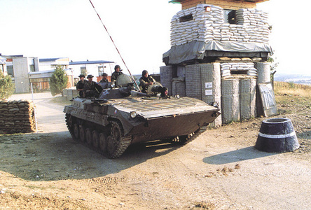 A Czech BMP in KFOR, 2000