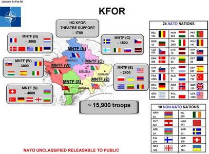 KFOR Placemat, 2008