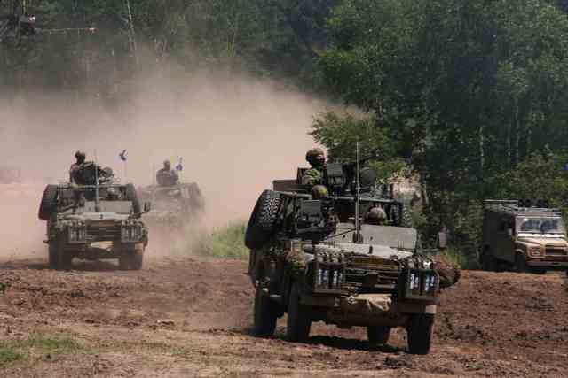 Attacking infantry