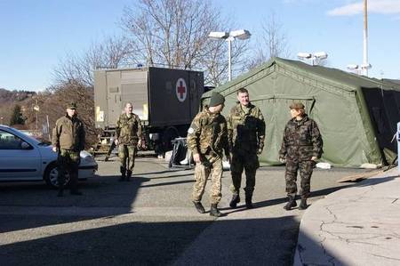 Czech medical detachment assists Slovenia with migration management
