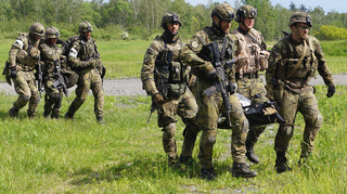 Mezinárodního cvičení Dark Blade 2019 se účastnili i vojáci 74. lehkého motorizovaného praporu Bučovice