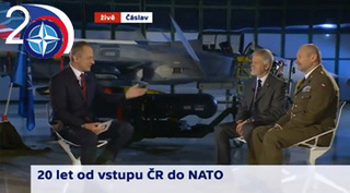 Bývalý náčelník Generálního štábu AČR - arm.gen. Petr Pavel a plk. Karel Klinovský