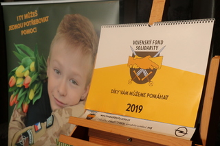 Kalendář Vojenského fondu solidarity může díky vám pomáhat