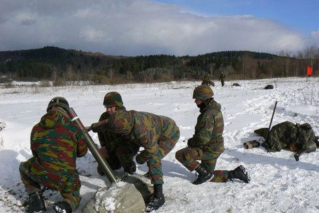Live fires from mortars