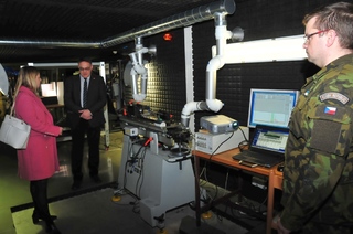 Náměstkyně Blanka Cupáková zavítala na Univerzitu obrany