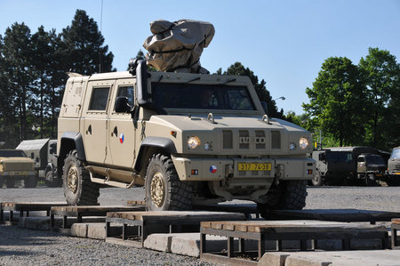 IVECO passing road obstacles at IDET 2011