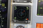Screen of the DAS system at the aircraft cockpit