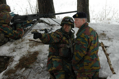Belgian soldiers conclude their winter exercise at Czech training area