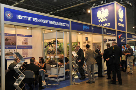 A stand of the Polish military at IDET 2011