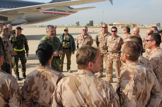 Náčelník Generálního štábu AČR navštívil vojáky v Iráku a Mali