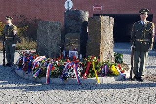 Resort obrany uctil památku hrdiny druhoválečného odboje Václava Morávka