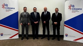 Vrchní ředitel sekce vyzbrojování a akvizic MO přivítal v Praze kolegy z Visegrádské čtyřky