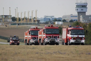 V případě letecké nehody na letišti Náměšť zasáhnou armádní hasiči