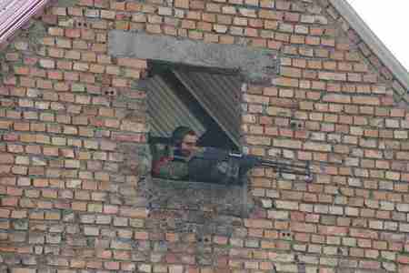 "Insurgent" attacking