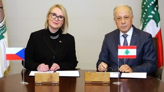 Minister Černochová signed MoU in Lebanon, brought further material aid