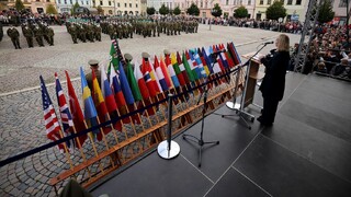 Vojenské školství v Moravské Třebové slaví 90 let, slavnostní slib složili studenti prvního ročníku