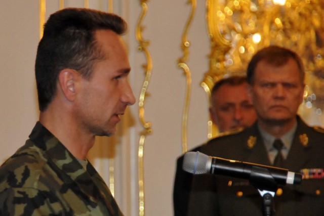 Assistant to Chief of the General Staff for Active Reserve Captain (Ret.) Ludvik Cimburek