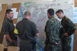 Vojáci z Přáslavic při cvičení s rakouskou armádou chránili obyvatele Vídně