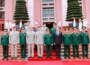 Group photo of both delegations