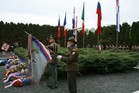 National Cemetery in Prague-Dablice. Italian, Polish and Yugoslavian soldiers, who helped liberate Czechoslovakia in 1945, rest here. 6 May 2013