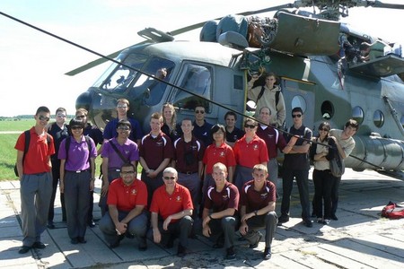 Family photo at Mi-17