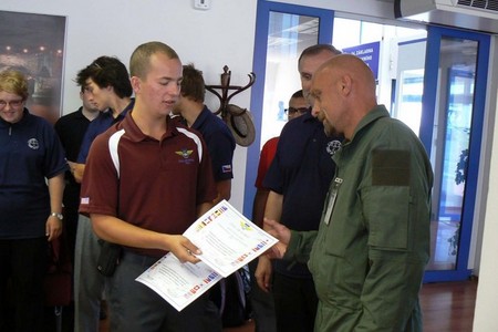 LTC Kratochvil and others received IACEA certificates