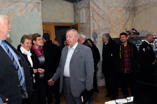 Potomci legionářů obrněného vlaku Orlík se zúčastnili otevření unikátní výstavy v Komorním Hrádku