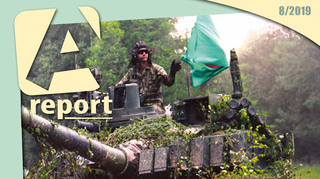 Nejnovější číslo A reportu přináší mimo jiné rozhovor s novým vrchním praporčíkem AČR štábním praporčíkem Peterem Smikem