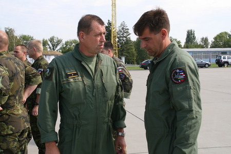 General Kankia and Colonel Lanci
