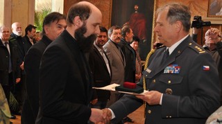 Na Komorním Hrádku představili výstavu Obrněný vlak Orlík, která připomíná nejen legionáře