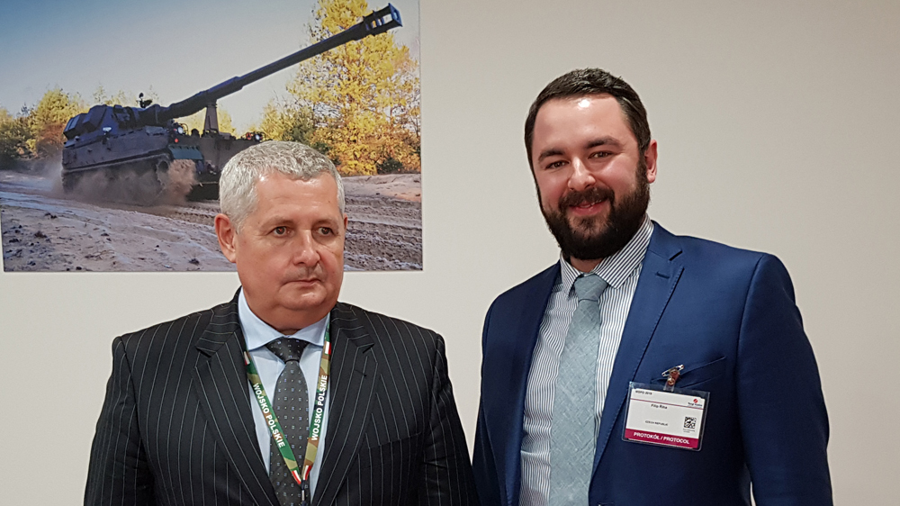 Náměstek Filip Říha navštívil veletrh MSPO v Polsku