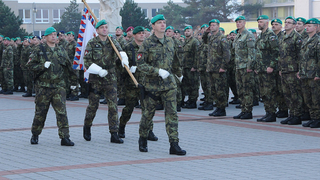 Vyškovští si připomenuli 28. říjen slavnostním nástupem. Řada z nich byla i oceněna
