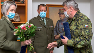 Generál Opata ocenil vojákyně a vojáky za nasazení v boji proti koronaviru 