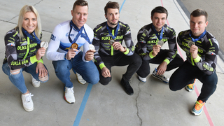 Dráhoví cyklisté brněnské Dukly slaví evropské zlato a dvě stříbra 