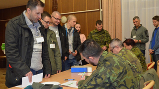 Základní armádní výcvik ve Vyškově zahájili v prvních dnech nového roku záložníci a dobrovolníci