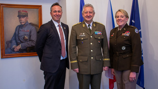 Generál Zůna jednal s velitelkou Texaské národní gardy