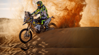 Nadporučík Lukáš Kvapil vybojoval na motorce 25. místo v rámci závodu Africa Eco Race