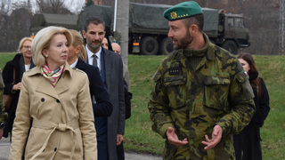 Předsedkyně lotyšského parlamentu ocenila přítomnost pontonové jednotky v její zemi