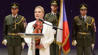 Nepodlehli jste zlu, díky vám dnes žijeme ve svobodné zemi, řekla ministryně obrany oceněným účastníkům protikomunistického odboje