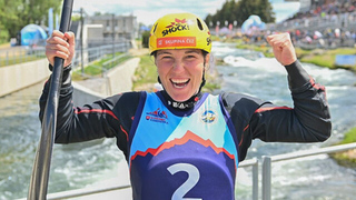 Kanoistka Fišerová slaví na mistrovství Evropy bronz ve vodním slalomu