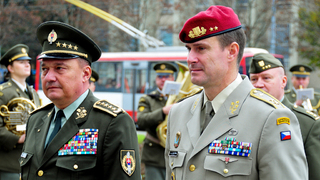 Generál Řehka jednal se svým protějškem generálem Zmekem 