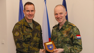 Generál Řehka jednal s generálním ředitelem Vojenského štábu EU generálem van der Laanem