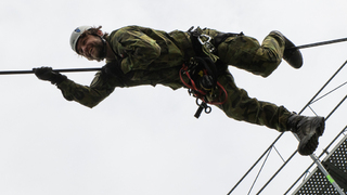 Premiéra pro strakonické záložáky: Při vojenském lezení zažili adrenalin i nejistotu z výšek