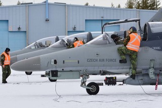 Čáslavští piloti se účastní cvičení Nordic Fires ve Švédsku, jehož vrcholem jsou ostré střelby